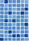 Farbe: Blau Mosaik