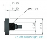 Q2 LED-fixed Colour Unterwasserscheinwerfer 10W IP68