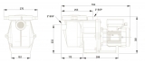 IntelliFlo WhisperFlo VSF / 33 m³/h bei 16 m WS / 230 V