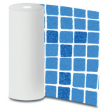 Elbe Basic Line Classic - Anti-Slip | Blue Mosaic | 1,65m | Länge 10m