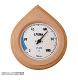 Sauna-Hygrometer, Holz